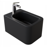 Биде подвесное Boheme Mane 52х35 см черный 970-BDT-B