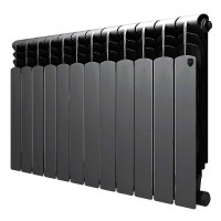 Радиатор стальной вертикальный Royal Thermo Flat 500x1800 мм Noir Sable НС-1435103