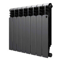 Радиатор биметаллический Royal Thermo Revolution Bimetall 500 2.0 8 секций Noir Sable 1425275