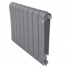 Радиатор биметаллический Royal Thermo Infinity 500 8 секций нижнее подключение Silver Satin RPIF50008SSVR Радиатор биметаллический Royal Thermo Infinity 500 8 секций нижнее подключение Silver Satin RPIF50008SSVR