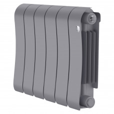 Радиатор биметаллический Royal Thermo Infinity 300 Silver Satin 6 секций боковое подключение НС-1683696 Радиатор биметаллический Royal Thermo Infinity 300 Silver Satin 6 секций боковое подключение НС-1683696