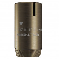 Термоголовка жидкостная Royal Thermo Design M30x1.5 бронза НС-1706257
