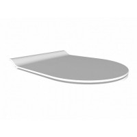 Сиденье для унитаза GSI MS86CSN09 Slim Soft Close 365х455 мм белый матовый MS86CSN09