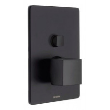 Внешняя часть смесителя для душа Bossini Cube Z00063.073 Черный матовый