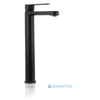 Смеситель для умывальника Aquanet Passion высокий черный матовый AF300-11B