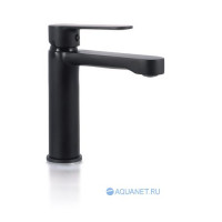 Смеситель для умывальника Aquanet Passion черный матовый AF300-10B