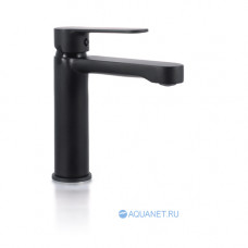 Смеситель для умывальника Aquanet Passion черный матовый AF300-10B