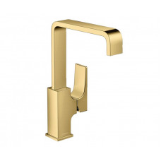 Смеситель для раковины Hansgrohe Metropol 230 Push-Open золото 32511990