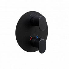 Смеситель для душа Kerama Marazzi Ole встраиваемый термостатический черный матовый 67638EKM.01.093