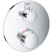 Термостат для душа GROHE Grohtherm с переключателем на 2 положения хром 24076000