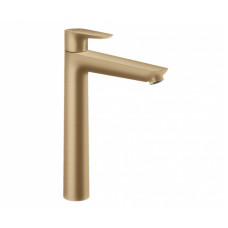 Смеситель для раковины Hansgrohe Talis E 240 со сливным гарнитуром шлифованная бронза 71716140