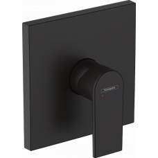 Комплект смесителя для душа Hansgrohe Vernis Shape скрытого монтажа матовый черный (71668670 + 01800180) 71668670S