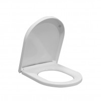 Сиденье для унитаза с крышкой GSI Pura Soft Close белое глянцевое MS86CN11