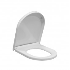 Сиденье для унитаза с крышкой GSI Pura Soft Close белое глянцевое MS86CN11