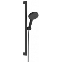 Душевой гарнитур Hansgrohe Raindance Alive Select S 625 мм Ø125 мм черный матовый 24600670