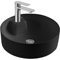 Раковина накладная Aquatek Европа 405x405x140 мм матовый черный AQ5212-MB