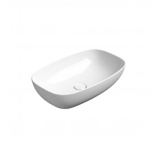 Раковина накладная GSI Nubes 60х38 см белый 978311