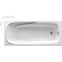 Ванна акриловая RAVAK Vanda II 170х70 см CP21000000