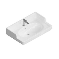 Раковина Kerama Marazzi Pompei 80х50х26.5 см подвесная мебельная белый глянцевый PO.wb.80