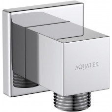 Шланговое подсоединение Aquatek хром AQ2458CR