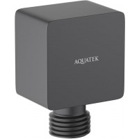 Шланговое подсоединение Aquatek матовый черный AQ2459MB