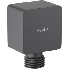 Шланговое подсоединение Aquatek матовый черный AQ2459MB