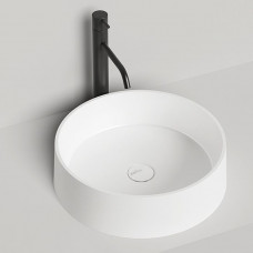 Раковина накладная Salini Gloria 44х44х12.5 см S-Stone белая матовая 1102201M