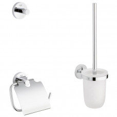 Набор аксессуаров 3 в 1 GROHE Essentials (крючок, держатель бумаги, ершик) хром 40407001