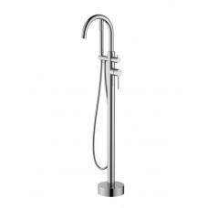 Смеситель для ванны напольный Aquanet Европа хром AQ1345CR