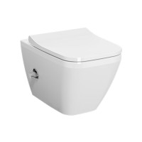 Унитаз подвесной VitrA Integra Square 54 см безободковый с функцией биде 7082B003-7209