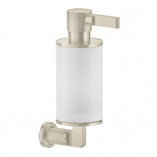 Дозатор для жидкого мыла подвесной Gessi Inciso белый/Brushed Brass PVD 58513#727 Дозатор для жидкого мыла подвесной Gessi Inciso белый/Brushed Brass PVD 58513#727