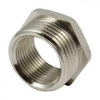 Футорка никелированная Tiemme 1/4 НР x 1/8 ВР 1500562