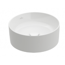 Раковина накладная Villeroy & Boch Collaro 400х400х145 мм CeramicPlus альпийский белый 4A1840R1