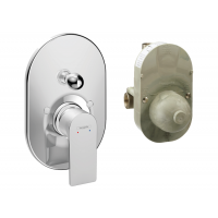 Смеситель для ванны Hansgrohe Rebris E однорычажный скрытого монтажа хром 72458000