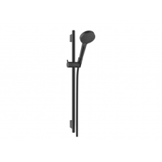 Душевой гарнитур Hansgrohe Vernis Blend Vario 100 со штангой 650 мм черный матовый 26422670 Душевой гарнитур Hansgrohe Vernis Blend Vario 100 со штангой 650 мм черный матовый 26422670