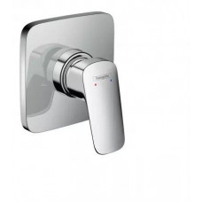 Смеситель для душа hansgrohe Logis однорычажный скрытого монтажа розетка SoftCube хром 71604000 Смеситель для душа hansgrohe Logis однорычажный скрытого монтажа розетка SoftCube хром 71604000