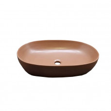 Раковина накладная Azzurra Elegance Circle 60x40 см Rame ECI60 RA