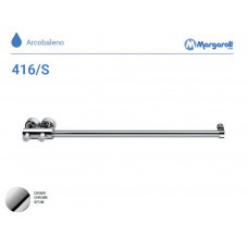 Полотенцесушитель водяной Margaroli 416/S 900 мм Chrome без крючков 416SCR