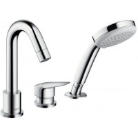 Смеситель для ванны Hansgrohe Logis на 3 отверстия комплект 71313000/13439180