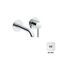 Внешняя часть смесителя для раковины Almar Washbasin излив 160-185 мм белый матовый E210054.MW
