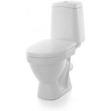 Унитаз-компакт Rosa Лада Стандарт белый WC.CC/Lada/1-P/WHT.G/S1