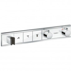 Термостат hansgrohe RainSelect скрытого монтажа для 3 потребителей белый/хром 15356400
