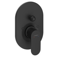 Комплект смесителя для ванны hansgrohe Rebris E скрытого монтажа матовый черный 72449670/31741180