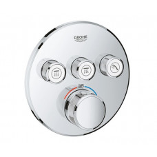 Термостат встраиваемый Grohe Grohtherm SmartControl для 3 потребителей внешняя часть 29121000