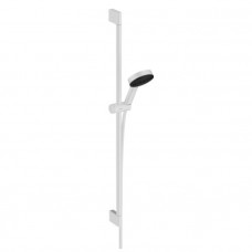 Душевой гарнитур Hansgrohe Pulsify 3jet со штангой 90 см белый матовый 24170700 Душевой гарнитур Hansgrohe Pulsify 3jet со штангой 90 см белый матовый 24170700