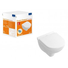 Унитаз подвесной Villeroy & Boch O.Novo 360x490 мм альпийский белый 5688HR01