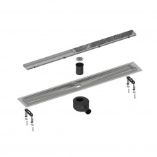 Душевой лоток Timo Drain System 800 мм с двусторонней панелью под плитку хром DS230208/00 Душевой лоток Timo Drain System 800 мм с двусторонней панелью под плитку хром DS230208/00