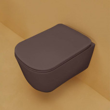 Унитаз подвесной Kerasan Tribeca 55 см безободковый Borgogna matt 511475