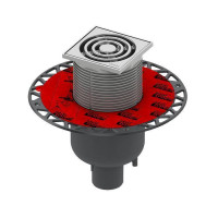 Трап вертикальный TECEdrainpoint S с фланцем Seal System 3601300