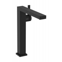 Смеситель для раковины Hansgrohe Tecturis E 240 Fine CoolStart с клапаном push-open матовый черный 73070670